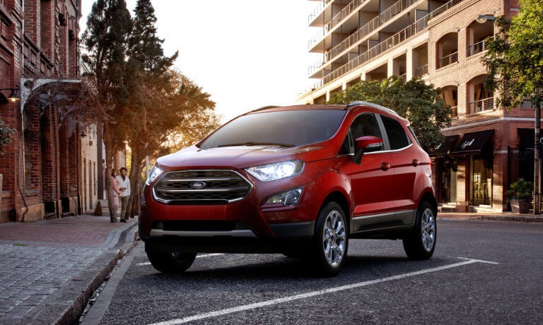 2021 Ford EcoSport parked in town